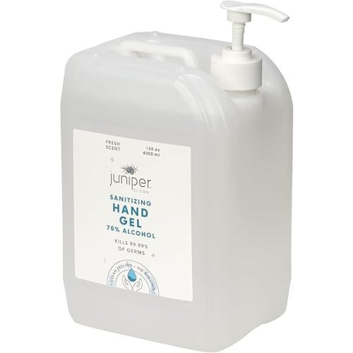 Hand Sanitizer Gel with 70% Alcohol 1.06 Gallon with Pump