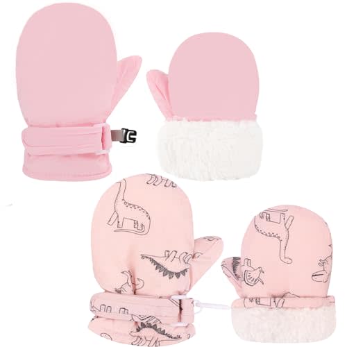 ENBAOHUI Baby Gloves Toddler Snow Glove Waterproof Mittens Fleece Lined Winter Warm Kids Snow Infant Ski Mitten