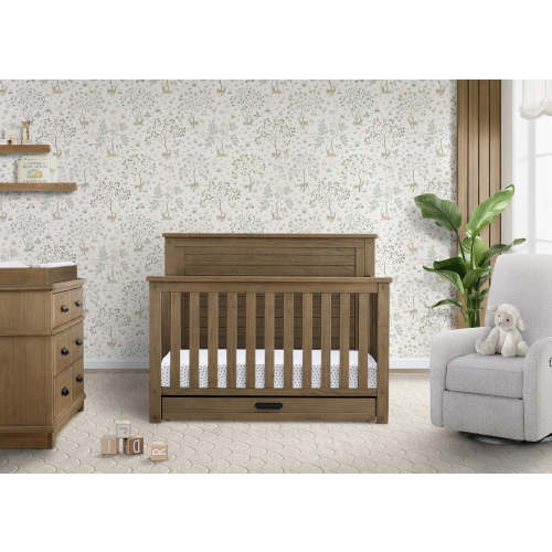 Caden 6-in-1 Convertible Crib with Trundle Drawer - Delta Children