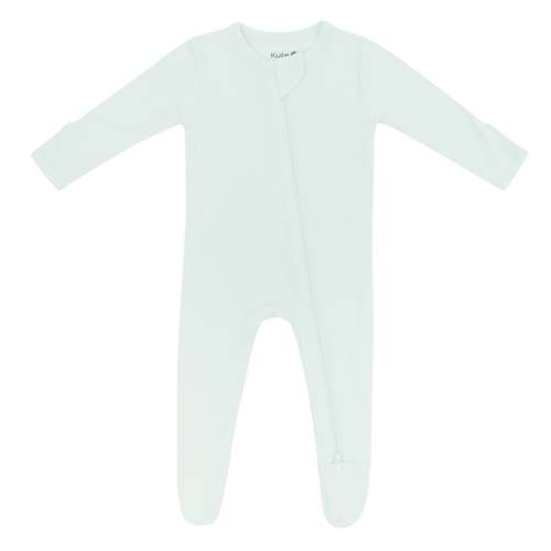 Zippered Footie in Dew