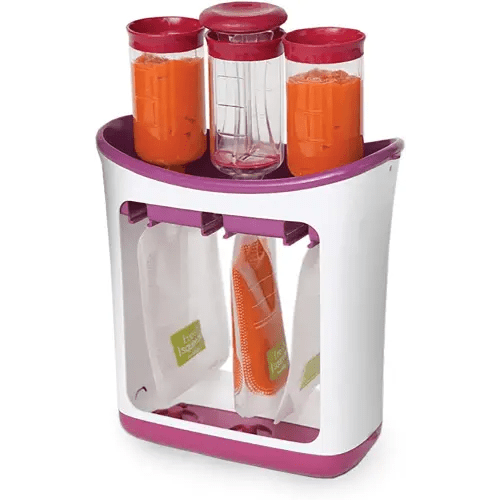 Infantino Squeeze Station For Homemade Baby Food, Pouch Filling Station For Puree Food For Babies And Toddlers, Dishwasher Safe And BPA-Free