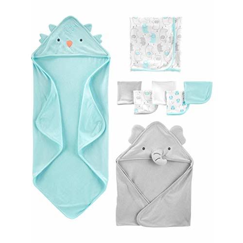 Simple Joys by Carter's Unisex Babies' 8-Piece Towel and Washcloth Set, Multipacks