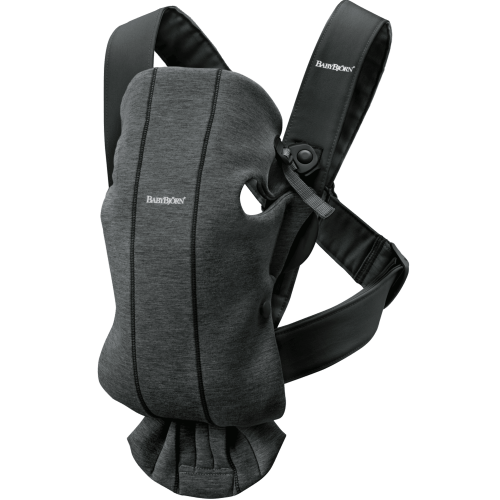 Baby Carrier Mini: Charcoal gray - 3D Jersey