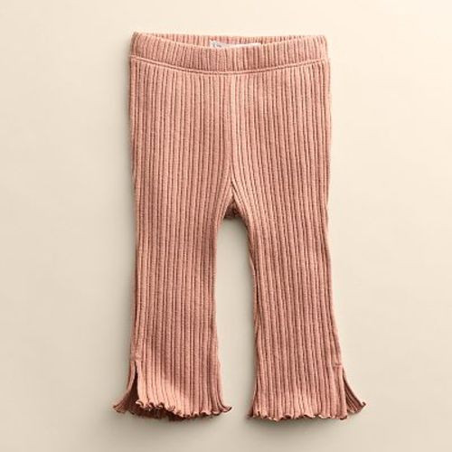 Baby & Toddler Girl Little Co. by Lauren Conrad Ribbed Split Hem Pants