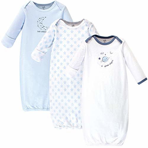 Touched by Nature Unisex Baby Organic Cotton Gowns