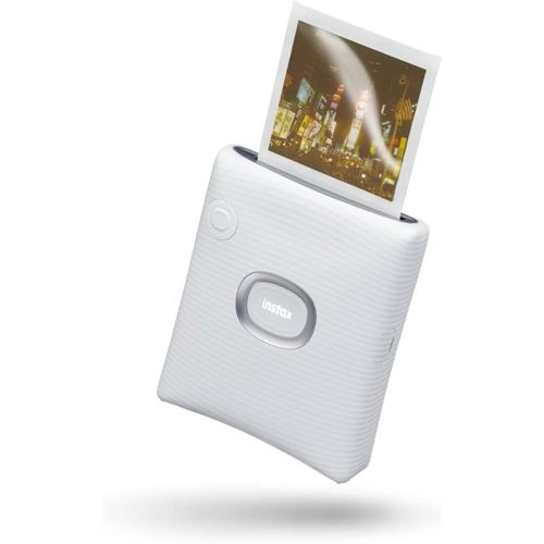 Fujifilm Instax Square Link Smartphone Printer- Ash White