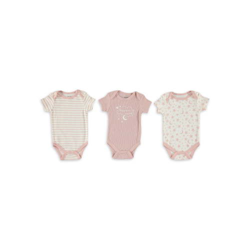 Chick Pea Baby Girl 3 PK Bodysuits, Sizes Newborn-9 Months