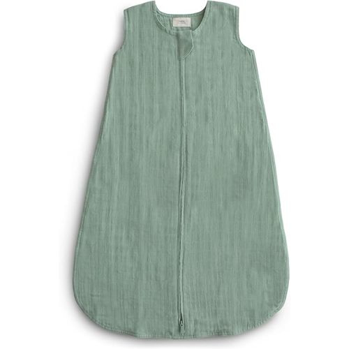 mushie Baby Wearable Blanket | 100% Organic Cotton Muslin | Sleeping Bag For Infants (Roman Green)