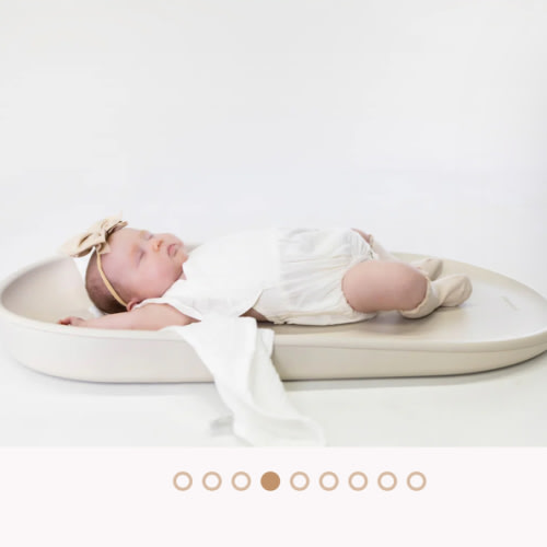 Toddlekind Premium PU Foam Comfort Change Pad | Turtle Dove