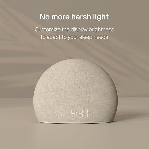 HOUSBAY Sunrise Alarm Clock Radio for Bedroom – Wake Up Naturally with Gentle Light & Nature Sounds, Relax with Bluetooth Speaker & Night Light