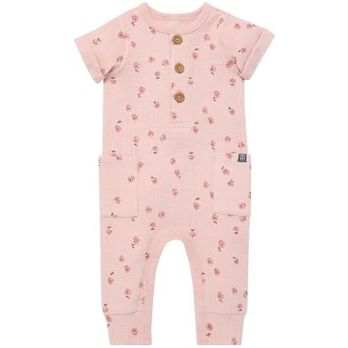 Modern Moments by Gerber Unisex Baby Short Sleeve Long Leg Romper