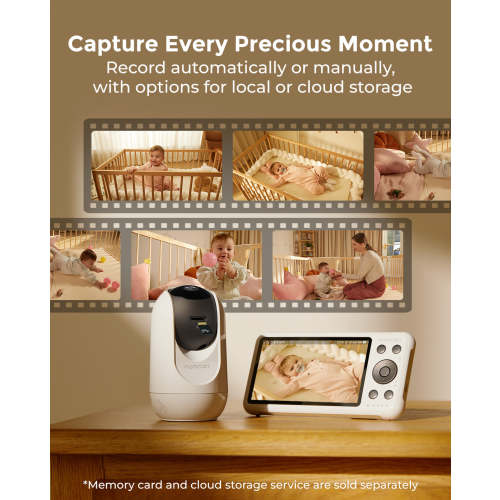 Momcozy 5-Inch Dual-mode Smart Baby Monitor-BM04