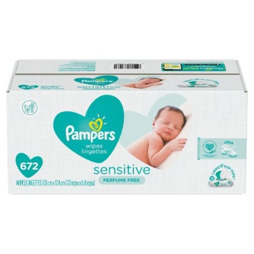 Pampers Sensitive Wipes (Select Count)