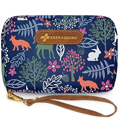 KeepGoing Kids' 130 Pc First Aid Kit - Car, Home, Purse, Diaper Bag - Latex-Free Bandages, TSA-Approved Travel Size