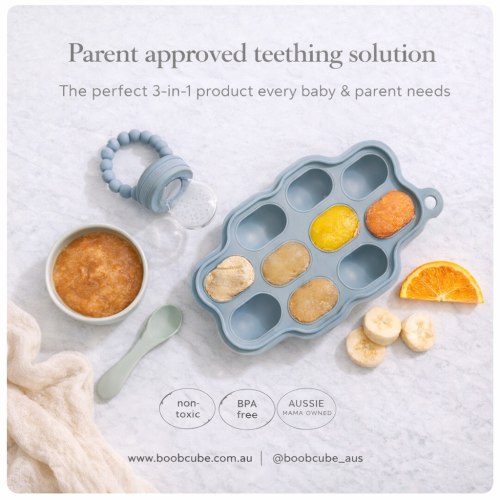 Boobcube Teething Packs | Non-Toxic | Tested to Aussie Standards |