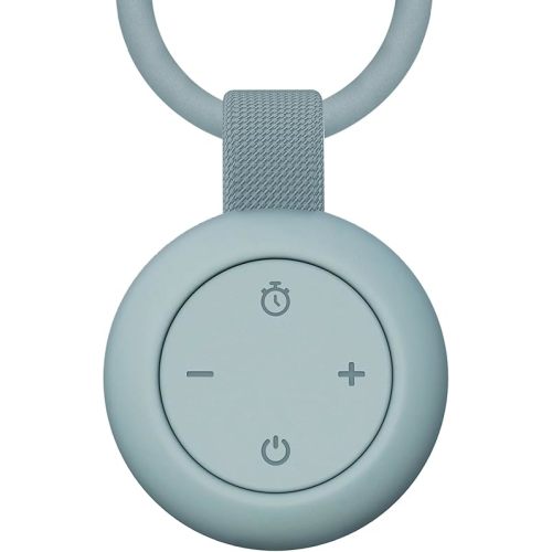 Portable Baby Sound Machine [White Noise for Babies Kids Adults][Sleep Soother][Timer Function][12 Soothing Sounds] 15 Hours Battery Life, Registry Gift,Shower,Clips on Baby Stroller.Slate