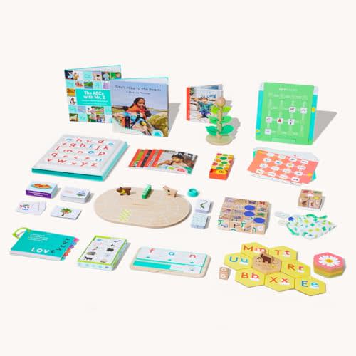 Lovevery Reading Skill Set, Learn to Read for Pre-K and Kindergarten, Fun Phonics Games and Books, Part 1