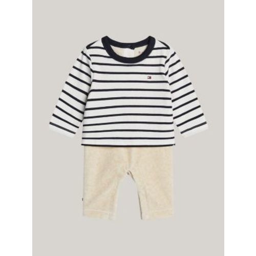 Babies' Stripe and Solid Onesie