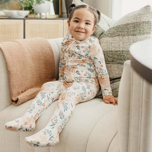 Zip-Up Footie Pajama - Autumn