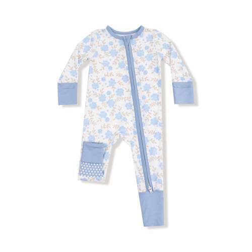 Baby Blue Floral 2 Way Romper – A Place In Time Children's Boutique