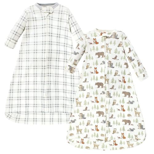 Hudson Baby BabyCotton Long-Sleeve Wearable Sleeping Bag, Sack, Blanket