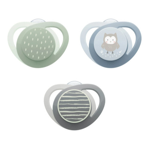 Orthodontic Pacifier, Neutral, 0-6 Months, 3-Pac