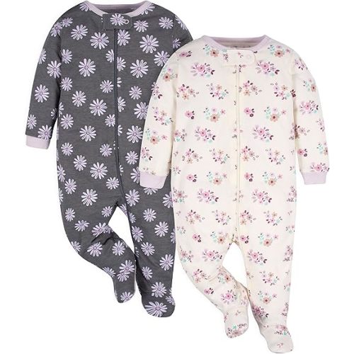 Gerber Baby Girls' 2-pack Sleep 'N Play