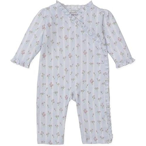 Kissy Kissy Ribbon Stripe Bouquets Blue Print Playsuit (6-9 MONTHS)