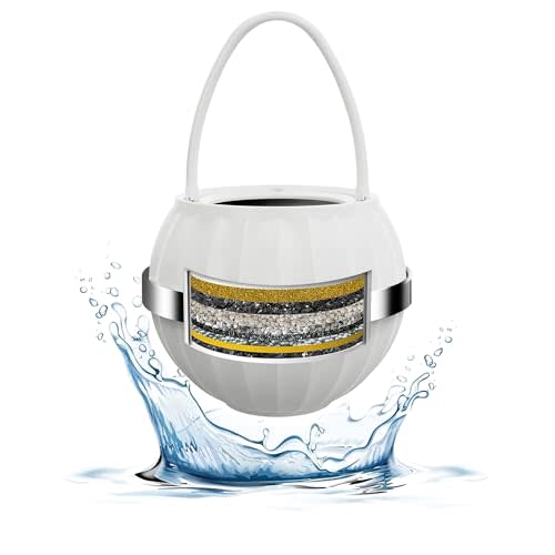 Sourog Kinder Filter for Bath Water Filter for Tub Fashion Baby Bath Accessories - Removes Hundreds of Contaminants, Protect Skin and Hair, Water Soften, 2500 Gallons of Filtration, BPA Free