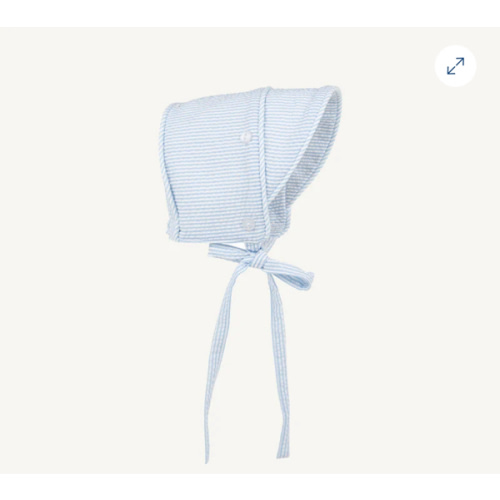 Barringer Bonnet - Breakers Blue Seersucker
