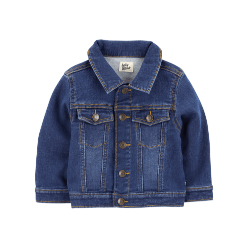 Baby Boy Knit-Like Denim Jacket - Dark Wash - OshKosh B'gosh | Carter's
