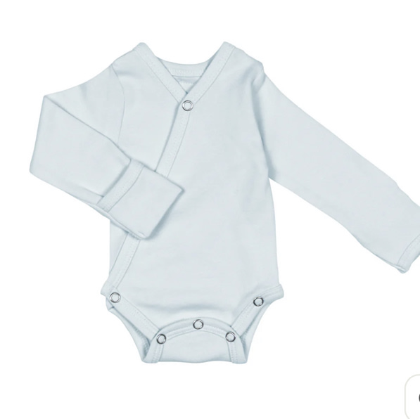 Moonbeam | Organic Kimono Bodysuit –  0-3M