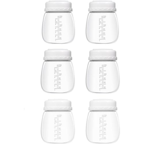 Breast Pump Parts Compatible with Spectra Replacement Pump Parts, Spectra Bottles, Spectra Pump Parts, Spectra Breast Pump, Spectra s1/s2/9 Plus, Not Original Accessories, 6 Count