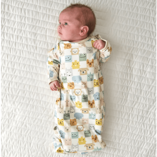 Check Mates Infant Gown - Little Sleepies