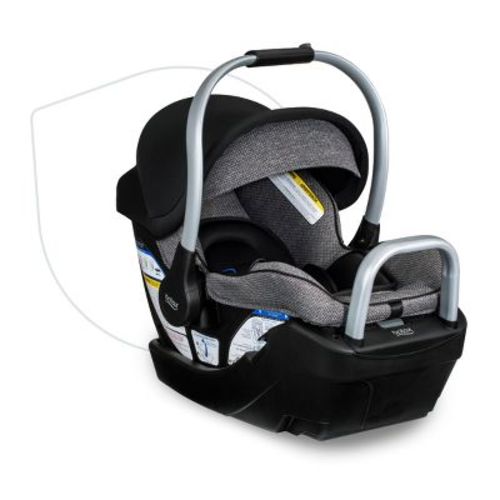 Britax Willow Sc Infant Car Seat - Rear Facing Car Seat With Alpine Base - Pindot Onyx