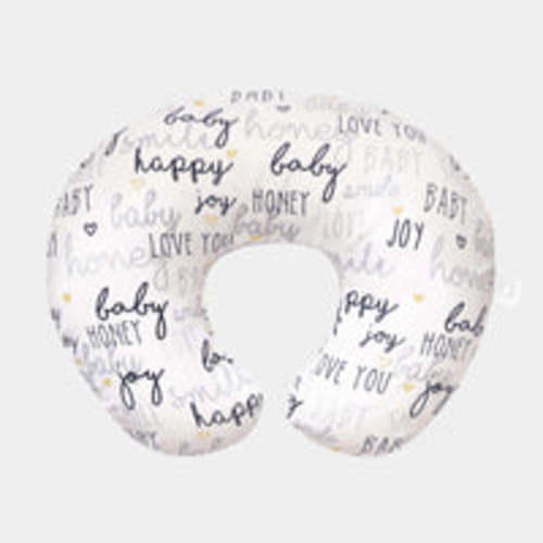 Original Support Nursing Pillow - Black White Gold “Baby Love”