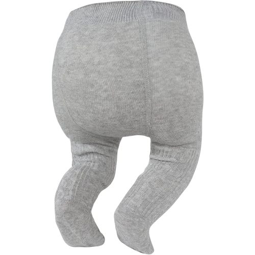 Zando Opaque Cotton Tights for Baby Girls, Infants & Toddlers, Cozy Winter Leggings with Cable Knit Design, Size 0-3M to 6-7T