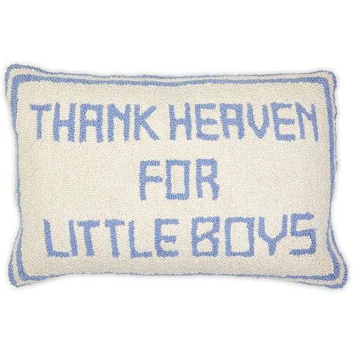 Thank Heaven For Little Boys Throw Pillow
