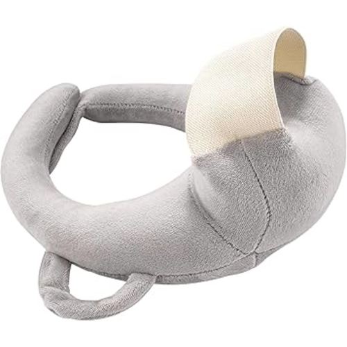 Bottle Holder for Mom Easier Nursing, Soft Bottle Feeding Support Pillow, Ergonomic Feeding Aid for Parents, Arm & Wrist Relief (Grey)