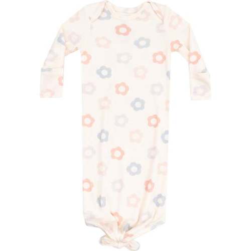 Knotted Gown, Daisy Pop, Ivory - Angel Dear | Maisonette