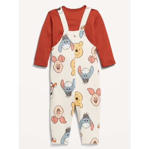 Disney© Long-Sleeve T-Shirt and Overalls Set for Baby | Old Navy