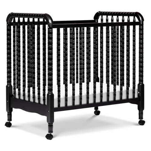 BLACK DaVinci Jenny Lind 3-in-1 Convertible Mini Crib | Modern Nursery™