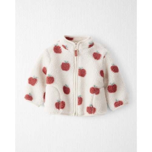 Baby Recycled Sherpa Jacket in Apple Print - Little Planet | Carter's