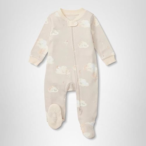 Burt's Bees Baby Organic Cotton Sleep and Play Footed Pajamas for Boys
