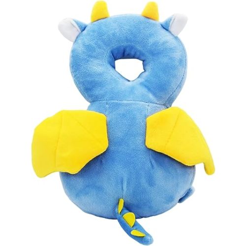BAYLLY Baby Walker Head Protector Backpack - Adjustable & Soft & Comfortable, Cute Cartoon Design (BLY-XFL)