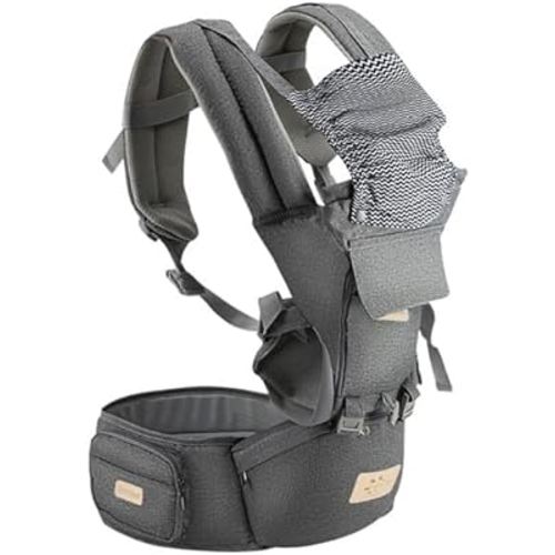 FRUITEAM - Safety-Certified Baby Carrier with Hip Seat