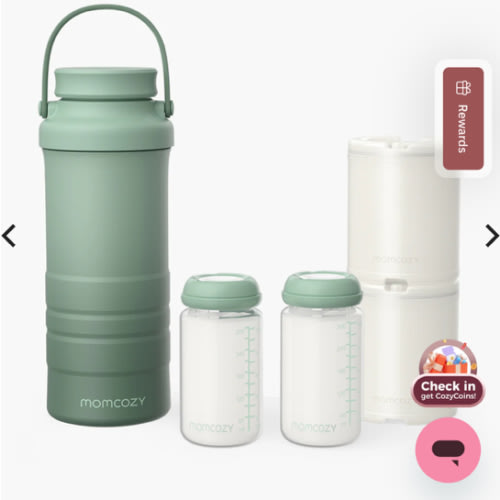 Portable Breast Milk Cooler | 22oz Capacity for Outdoor Travel Feeding