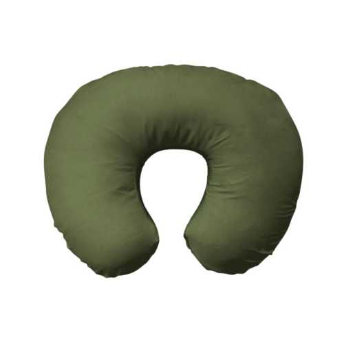 Nursing pillow cover in Organic Cotton Knit – Olive Green, Soft, and Made in the USA