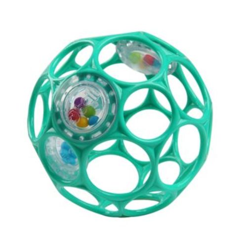 Bright Starts™ Oball Rattle™ Easy-Grasp Toy in Teal - TEAL - NO SIZE