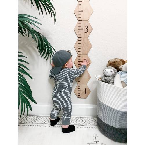 Personalized Wooden Growth Chart  Custom Baby Gift Nursery Decor Kids Height Ruler Baby Shower Gift Housewarming Home Decor